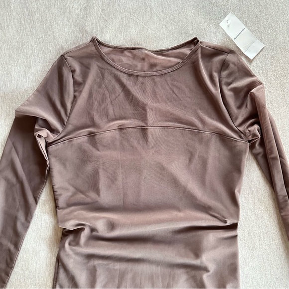 A&F Never Worn Long Sleeve Bodysuit With Mesh New With Tags - Picture 2 of 14